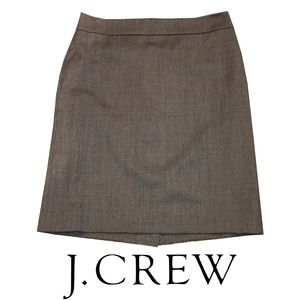 J. Crew Gray Pencil Skirt Size 6 (matching jacket)